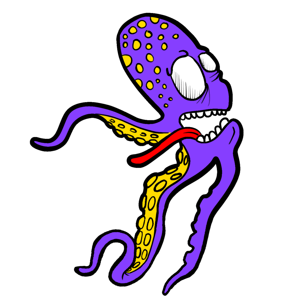 Purple octopus