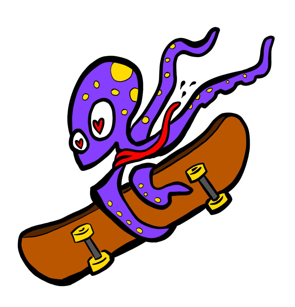 Octopus skateboard
