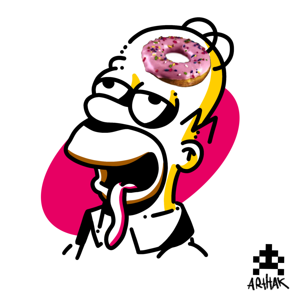 Homer & a donuts